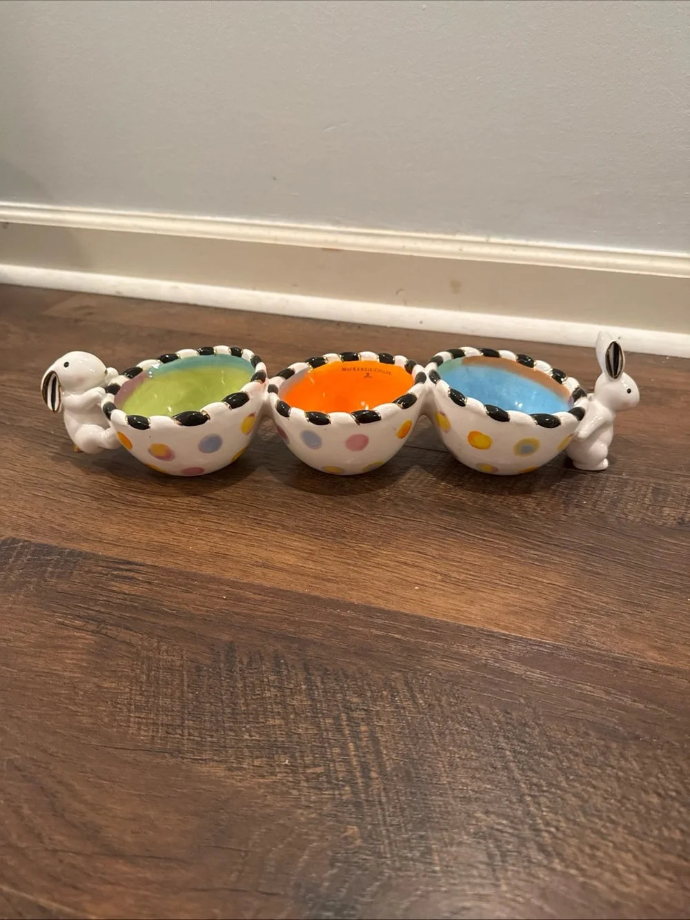 MacKenzie-Childs ceramic triple